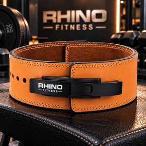 Ceinture de musculation professionnelle en néoprène camouflage vert sarcelle Rhino Fitness, réglable, avec soutien lombaire enveloppant - Product Image 1
