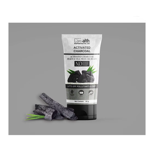 Limpiador Facial de Carbón Activado Livealth 50g, Eliminador de Puntos Negros, Sin Sulfatos - Product Image 1
