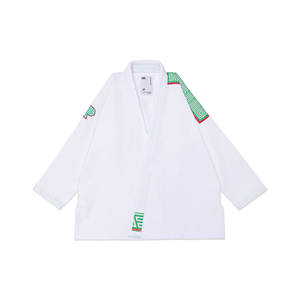 Nuevo Kimono de BJJ Brasileño Blanco con Logotipo Personalizado, Uniforme de Artes Marciales, 100% Algodón, Transpirable, Corte Holgado, Shoyorol 440g - Product Image 1