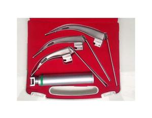 Ensemble de laryngoscopes Macintosh en acier inoxydable, réutilisables, outils d'intubation manuels, certifiés CE, instruments chirurgicaux vétérinaires - Product Image 1