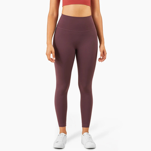 Wholesale Factory New Design Women Yoga Pants With Pockets Custom Logo Elastic <b>Leggings</b> Quick Dry Tights <b>High</b> <b>Waisted</b> for Ladies - Product Image 4