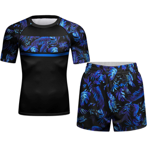 Fabricant d'ensembles de rashguards MMA personnalisés haut de gamme, ensembles de compression sportifs respirants, OEM ODM - Product Image 6