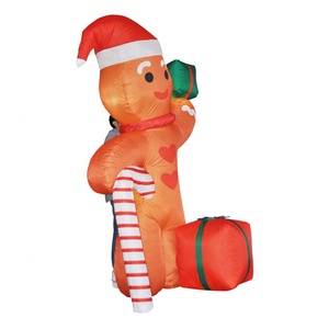 <span class=keywords><strong>Inflatable</strong></span> Gingerbread người đàn ông ngoài trời giáng sinh tổ chức sự kiện trang trí lớn Gingerbread người đàn ông mô hình bơm hơi - Product Image 5