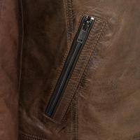 Expédition rapide, veste en cuir d'agneau respirante avec doublure en fourrure, veste en cuir confortable, style aviateur