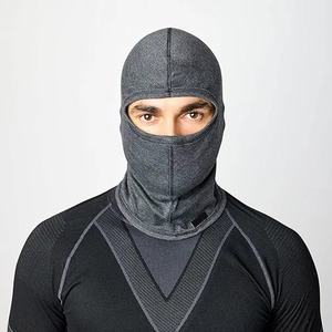 Pasamontañas Gris, Cubre Rostro Completo, Transpirable, Impermeable, Máscara Deportiva para Exteriores para Adultos, 56-58CM - Product Image 1