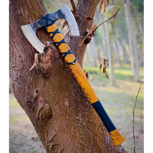 Burraq 50" Custom Handmade Stainless Steel Tomahawk <b>Axe</b> 8in Cutting Edge Rosewood Handle-DIY Industrial Father's Day Gift for - Product Image 5