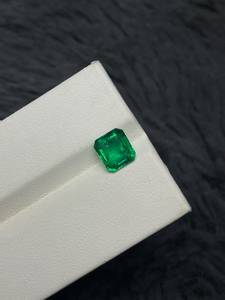 Piedra Preciosa de Esmeralda Natural Verde, Corte Esmeralda Rectangular, Piedra Suelta Verde para Joyería - Product Image 4