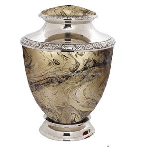 Urne funéraire légère de qualité durable Urne funéraire en métal de style américain classique pour les cendres pour honorer les souvenirs Urne commémorative - Product Image 1