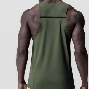 <b>Men</b> Tank Top Cotton Fitness <b>Vest</b> Athletic Sleeveless <b>Gym</b> Shirt Sample OEM ODM Service Available Today - Product Image 3