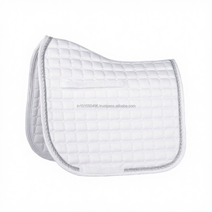 แผ่นรองอานม้าแบบกระโดดสไตล์อังกฤษ ทำจากผ้าฝ้าย นุ่มสบายสำหรับการขี่ - Product Image 4