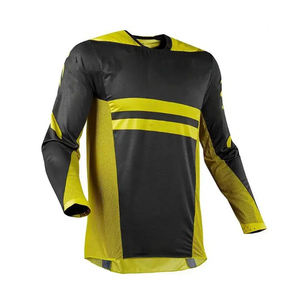 Jersey de Motociclismo Personalizado con Nombre y Número |   Ropa de Secado Rápido con Estampado Digital, % Poliéster |   Ropa para Carreras de Motos - Product Image 1