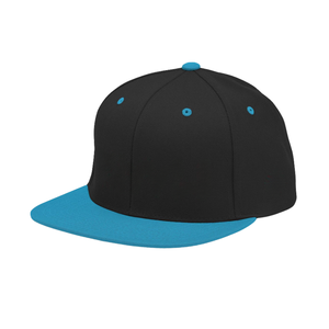 OEM Unisex Custom Flat Brim Baseball <b>Hat</b> 6 Panel Snapback <b>Hat</b> with Embroidered Logo Great for Sports and Brand Merchandising - Product Image 2