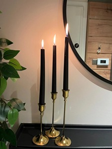 Porte-bougie moderne en laiton, accessoire d'éclairage décoratif pour la maison, idéal pour les mariages et autres événements, ainsi que les lanternes. - Product Image 1