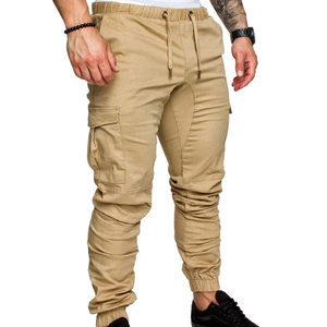 Otoño primavera moda hombres Jogging Slim Fit pantalones a rayas nueva Casual cordón ajustable bolsillo ropa de Li - Product Image 3