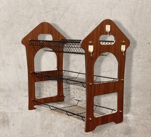 High Quality Mini Metal Rack with Handle Eco-Friendly Bowl-Shaped Simple Design for Food Storage - Product Image 1
