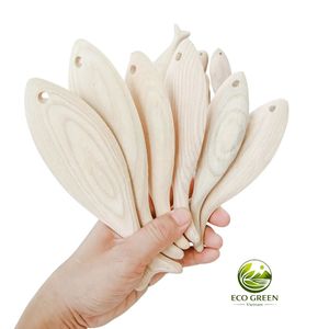 Adorno de Madera Tallado a Mano de 15 cm, Diseño de Pez, Madera de Fresno Natural, Estilo Japonés, Pintado, Decoración para el Hogar - Product Image 5