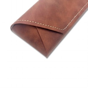 New Genuine Leather Glasses Cover Luxury Eyewear <b>Case</b> Full Grain Leather <b>Sunglasses</b> Pouch Bulk Wholesale Manufacturer LGC-0081 - Product Image 6