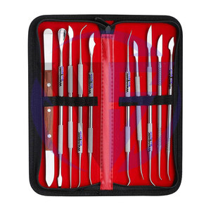 Juego Profesional de 10 Herramientas de Acero Inoxidable para Esculpir Cera, Cinceles para Arcilla y Polímeros - Product Image 2