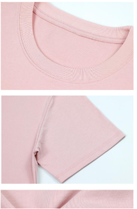 Camiseta de cuello redondo con hombros caídos, 270g, de alta calidad, con logotipo personalizado bordado, precio de fábrica de Bangladesh y China. - Product Image 5
