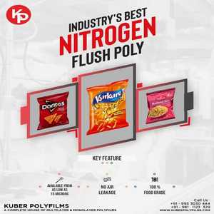 Película especializada de PE con descarga de nitrógeno a prueba de humedad y fugas para embalaje e impresión de aperitivos/laminación uso en la industria alimentaria - Product Image 5