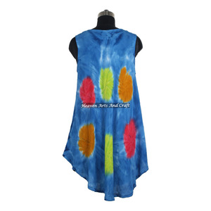 2026 New Arrival Summer Women Clothing <b>Long</b> Sleeve Round Neck Tie Dye <b>Beach</b> Wear Clothing <b>Dress</b> Manufacturers India Women <b>Dress</b> - Product Image 3