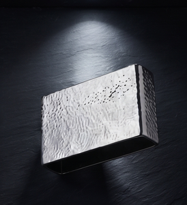 Porte-serviettes en métal texturé martelé rectangulaire, design texturé moulé, pour cuisine et salle à manger, vente en gros - Product Image 4