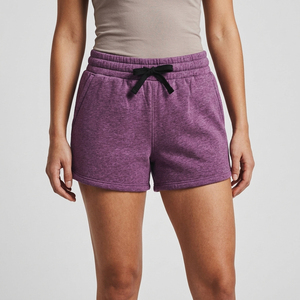 Shorts en polaire pour femmes avec poches - Shorts de sport doux à cordon de serrage / Shorts de jogging pour femmes - Product Image 6