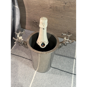 High Standard Wine Bucket Shiny Silver Color Beverage Tubs Hot Selling <b>Ice</b> Bucket Durable and Reliable Wine Server for Occasions - Product Image 4