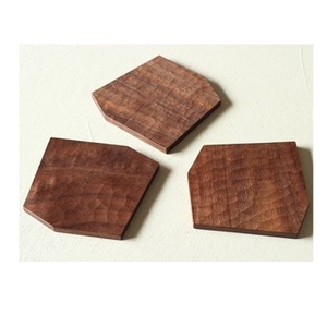 Posavasos redondos de madera ecológicos de bambú natural con tamaño de logotipo personalizado de fábrica para bebidas, posavasos de pizarra de corcho para café y té - Product Image 1