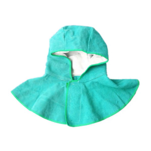 Premium Heavy-Duty Cowhide Split Leather Welding Hood Safety Heat Resistant Protective Working Welders <b>Caps</b> - Product Image 4