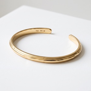 กำไลข้อมือทองคำแท้ 14K สำหรับผู้หญิง ดีไซน์หรูหราทันสมัย พร้อมใบรับรอง GIA - Product Image 6