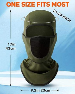 Máscara de Esquí Unisex Personalizable 100% Acrílica, Duradera, con Etiqueta Privada, Cubre Rostro, Balaclava Transpirable para Exteriores - Product Image 2