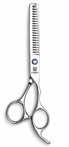 Ciseaux droits pour gauchers NYBL-55 de 5,5 pouces, JAPON, acier 440C, tranchants, dureté 58-59HRC, manche en acier inoxydable, ciseaux de barbier, cheveux, 28 - Product Image 3