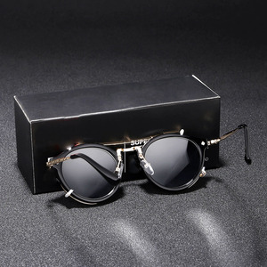 LMA KD1813 Custom Round Women Black Retro <b>Sun</b> Glasses Metal Luxury <b>Shades</b> Brand UV400 High Quality Sunglasses Man 2024 Eyewear - Product Image 3