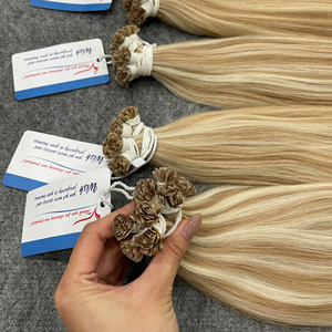 Producto Popular: Extensiones de Cabello de Queratina con Punta Plana, 100% Cabello Humano Vietnamita Remy, Teñido, Precio al por Mayor en Vietnam - Product Image 5