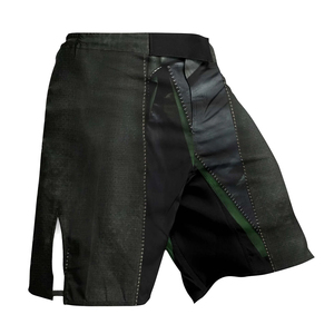 OEM Wholesale MMA <b>Shorts</b> Plain Athletic Stretch <b>Polyester</b> Spandex Material Breathable Comfortable Training MMA <b>Shorts</b> - Product Image 5