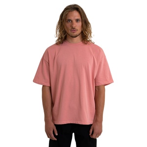 เสื้อยืดผ้าฝ้าย100% GSM สำหรับผู้ชายเสื้อไม่มีแขนยาวแบบลำลองผ้าเจอร์ซีย์เปิดไหล่ใหญ่290ออกแบบได้ตามต้องการ - Product Image 2