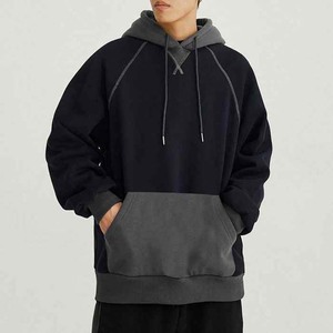 Factory Custom Designer Hoodie for <b>Men</b> 100% Cotton High Quality Embroidery Print Plus Size Drawstring <b>Pullover</b> Wholesale Supply - Product Image 2