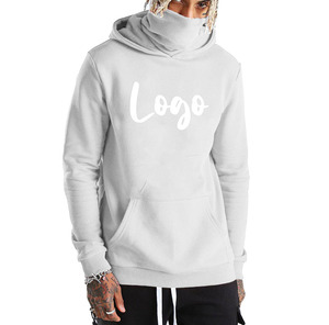 Sweat à capuche zippé pour homme 100% Coton, style Streetwear, coupe ample, coupe courte, molleton épais, avec masque intégré, vierge vintage, personnalisable - Product Image 1