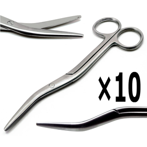10 Tijeras Quirúrgicas Nuevas de 6 Pulgadas para Disección, Instrumentos Premium para Vendajes y Operaciones - Product Image 1