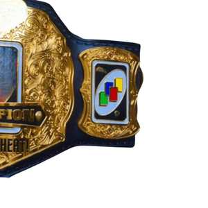 Ceinture de championnat de lutte personnalisée Lay the Heat, ceinture de titre dorée de qualité supérieure, objet de collection sportif personnalisé - Product Image 3