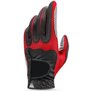 Gants de golf professionnels en cuir véritable pour hommes GEO BROTHERS, fermeture à boucle, impression par sublimation, logo personnalisé amovible - Product Image 4