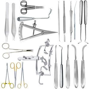 Juego Completo de Instrumentos de Acero Inoxidable para Cirugía de Palato y Labio Hendido, 22 Piezas, Instrumentos Manuales con Certificación CE - Product Image 2