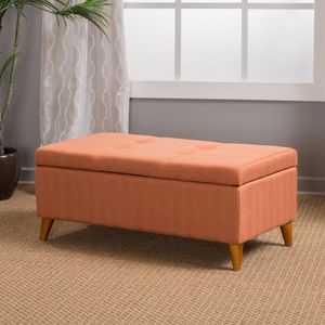 Sgabello elegante pouf di stoccaggio con spazio di archiviazione nascosto per uso domestico o in ufficio - Product Image 4