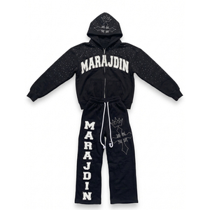 Survêtement personnalisé pour femme, brodé, uni, pour sports d'hiver, anti-plis, respirant, léger, confortable, style streetwear - Product Image 1