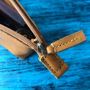 Leather <b>Waterproof</b> Portable <b>Bag</b> Cosmetic Makeup For Women Travel Storage LCB-0027 - Product Image 6