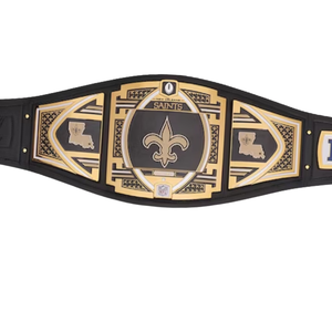 Cinturón de Campeonato de los New Orleans Saints, Cinturón de Fútbol Americano Personalizable, Cinturón Deportivo Coleccionable de Alta Calidad para Fanáticos - Product Image 2