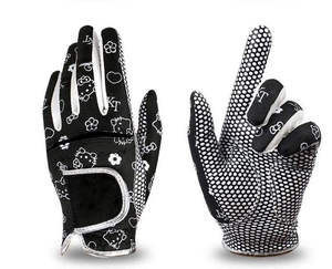 Gants de golf légers en cuir véritable avec sangle de poignet réglable pour une utilisation professionnelle et des entraînements quotidiens en extérieur - Product Image 3
