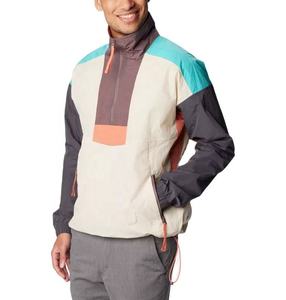 Customized Wholesale Price <b>Men</b> Plus Size Windbreaker <b>Jacket</b> Stand Collar Zipper Closure <b>Summer</b> High Quality Windproof Breathable - Product Image 3