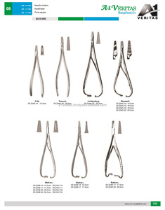 Portaagujas de Acero Inoxidable A-1 VERITAS Lichtenbergg de Alta Calidad, 20 cm, Reutilizables, Instrumentos de Sutura Clase I, Juego de Instrumentos con Certificación CE - Product Image 6
